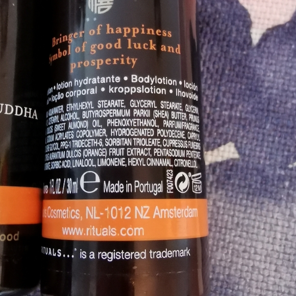 Free* Rituals happy Buddha body lotion pack of 3 - Picture 2 of 2